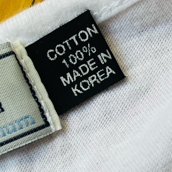 POL White Long Sleeve Graphic Tee With Bling Studs Size Medium NWOT - Picture 8 of 8